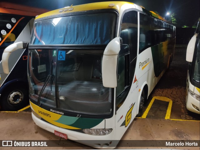 Empresa Gontijo de Transportes 14885 na cidade de Ribeirão Preto, São Paulo, Brasil, por Marcelo Horta. ID da foto: 9724168.