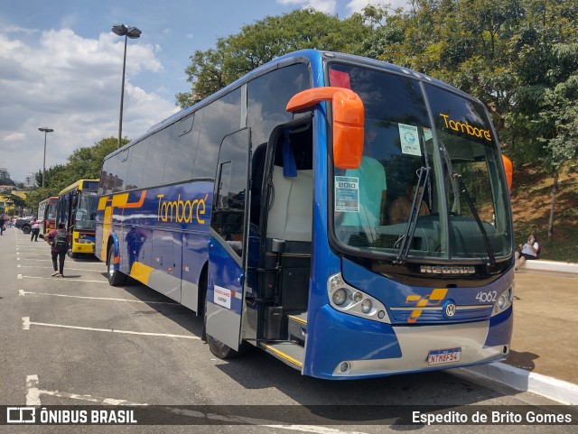 Transportadora Turística Tamboré 4062 na cidade de São Paulo, São Paulo, Brasil, por Espedito de Brito Gomes. ID da foto: 9728347.