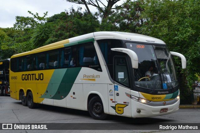 Empresa Gontijo de Transportes 18490 na cidade de São Paulo, São Paulo, Brasil, por Rodrigo Matheus. ID da foto: 9730041.