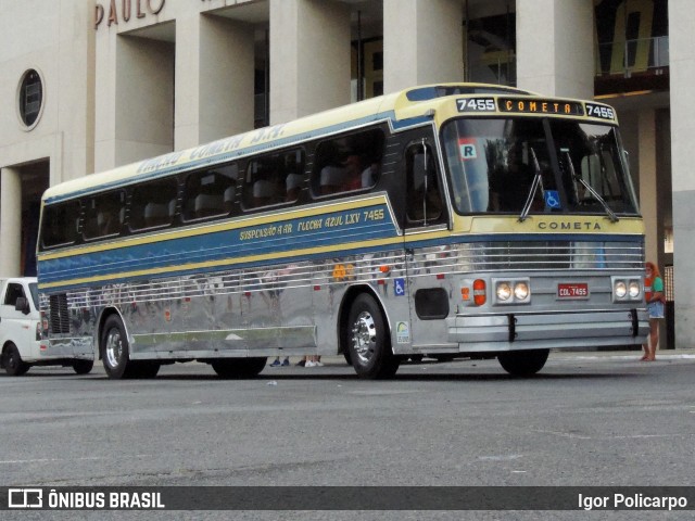 Viação Cometa 7455 na cidade de São Paulo, São Paulo, Brasil, por Igor Policarpo. ID da foto: 9728276.