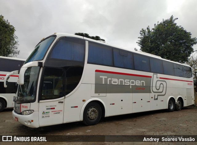 Transpen Transporte Coletivo e Encomendas 38095 na cidade de Curitiba, Paraná, Brasil, por Andrey  Soares Vassão. Número da foto: #9728941.