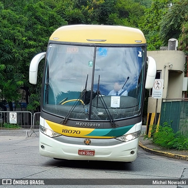 Empresa Gontijo de Transportes 18070 na cidade de São Paulo, São Paulo, Brasil, por Michel Nowacki. Número da foto: #9729946.