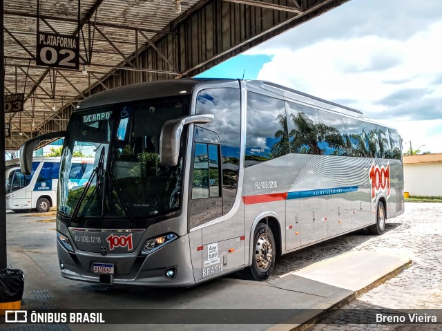 Auto Viação 1001 RJ 108.1218 na cidade de Campos dos Goytacazes, Rio de Janeiro, Brasil, por Breno Vieira. ID da foto: 9728712.