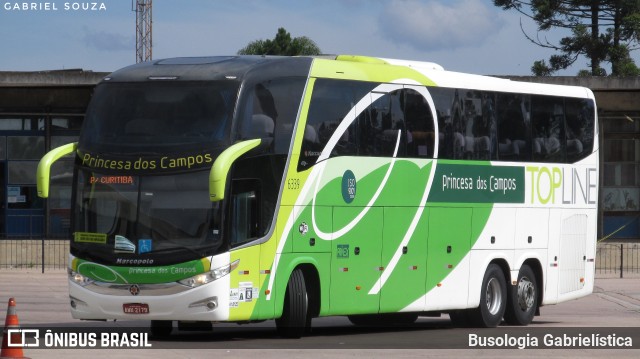 Expresso Princesa dos Campos 6339 na cidade de Curitiba, Paraná, Brasil, por Busologia Gabrielística. ID da foto: 9729841.