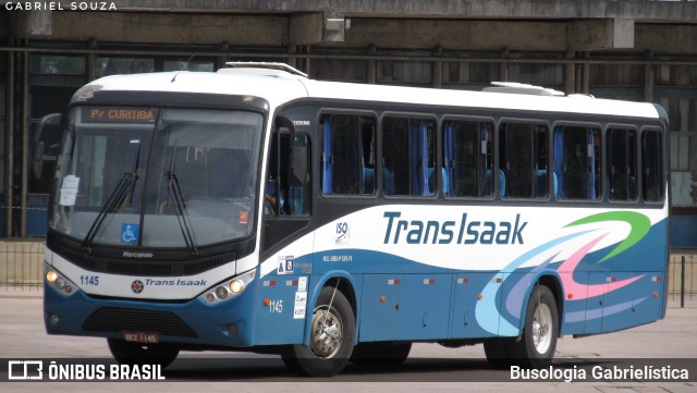 Trans Isaak Turismo 1145 na cidade de Curitiba, Paraná, Brasil, por Busologia Gabrielística. Número da foto: #9729835.