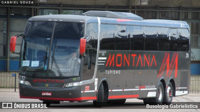 Montana Turismo 210 na cidade de Curitiba, Paraná, Brasil, por Busologia Gabrielística. Número da foto: #9729900.