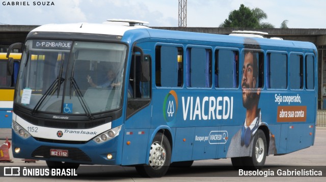 Trans Isaak Turismo 1152 na cidade de Curitiba, Paraná, Brasil, por Busologia Gabrielística. Número da foto: #9729847.