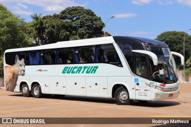 Eucatur - Empresa União Cascavel de Transportes e Turismo 4721 na cidade de Maringá, Paraná, Brasil, por Rodrigo Matheus. ID da foto: 9729221.