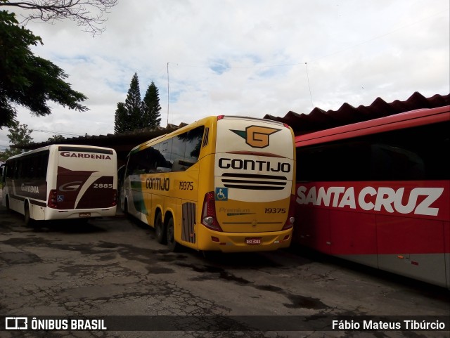 Empresa Gontijo de Transportes 19375 na cidade de Três Corações, Minas Gerais, Brasil, por Fábio Mateus Tibúrcio. ID da foto: 9728934.