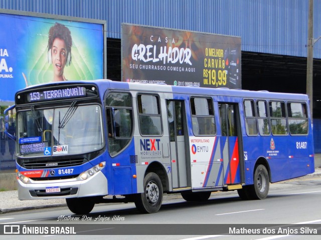 Next Mobilidade - ABC Sistema de Transporte 81.487 na cidade de São Bernardo do Campo, São Paulo, Brasil, por Matheus dos Anjos Silva. Número da foto: #9728478.