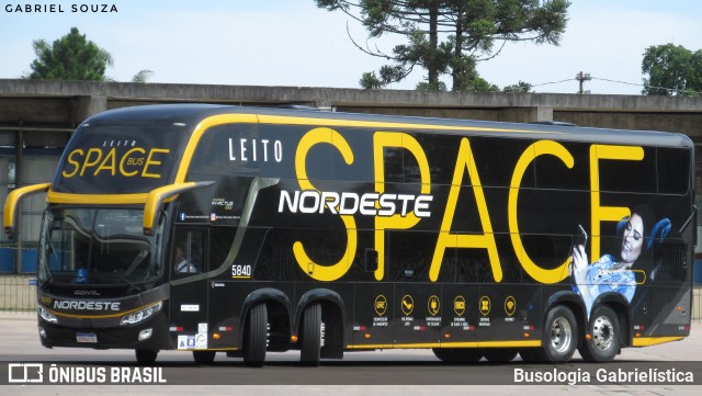 Expresso Nordeste 5840 na cidade de Curitiba, Paraná, Brasil, por Busologia Gabrielística. Número da foto: #9729825.