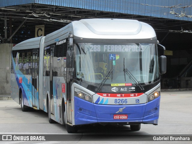 Next Mobilidade - ABC Sistema de Transporte 8266 na cidade de Diadema, São Paulo, Brasil, por Gabriel Brunhara. ID da foto: 9729936.