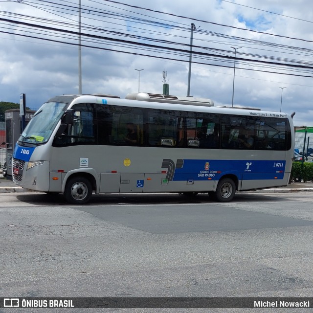 Transcooper > Norte Buss 2 6243 na cidade de São Paulo, São Paulo, Brasil, por Michel Nowacki. ID da foto: 9729963.