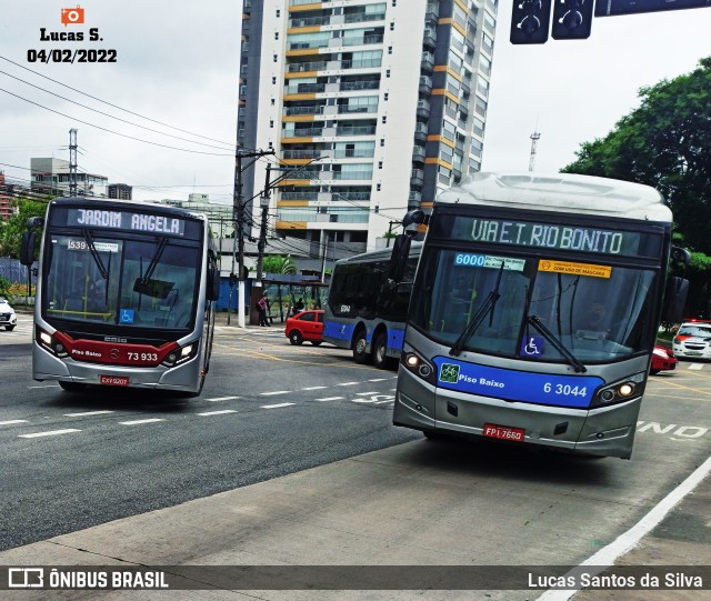 Viação Paratodos > São Jorge > Metropolitana São Paulo > Mobibrasil 6 3044 na cidade de São Paulo, São Paulo, Brasil, por Lucas Santos da Silva. Número da foto: #9730883.
