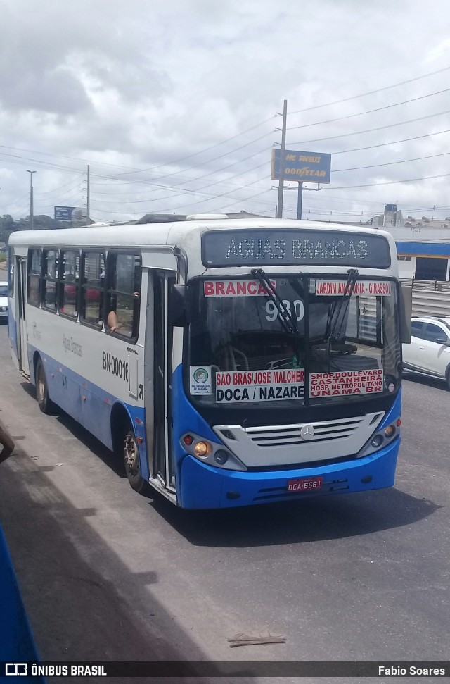 Transportes Barata BN-00016 na cidade de Ananindeua, Pará, Brasil, por Fabio Soares. ID da foto: 9731966.