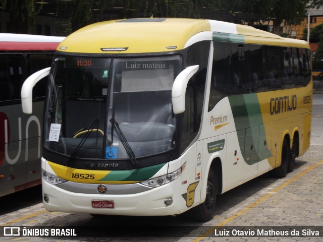 Empresa Gontijo de Transportes 18525 na cidade de Belo Horizonte, Minas Gerais, Brasil, por Luiz Otavio Matheus da Silva. ID da foto: 9732252.