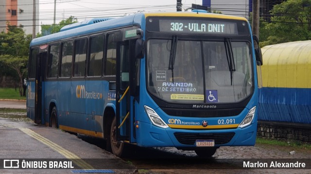 JTP Transportes - COM Porto Velho 02.091 na cidade de Porto Velho, Rondônia, Brasil, por Marlon Alexandre . ID da foto: 9732588.