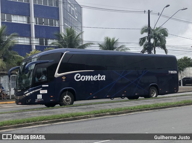 Viação Cometa 719539 na cidade de Praia Grande, São Paulo, Brasil, por Guilherme Justo. ID da foto: 9732336.