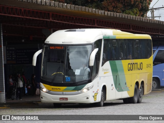 Empresa Gontijo de Transportes 18475 na cidade de Vitória da Conquista, Bahia, Brasil, por Rava Ogawa. ID da foto: 9731850.