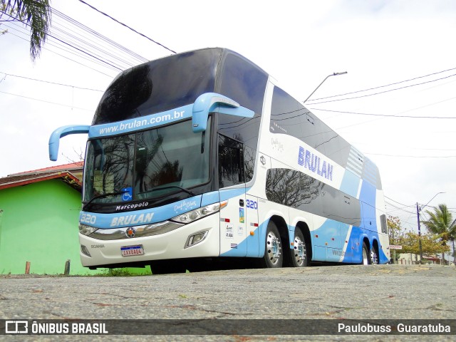 Brulan Transportes 320 na cidade de Guaratuba, Paraná, Brasil, por Paulobuss  Guaratuba. Número da foto: #9731289.