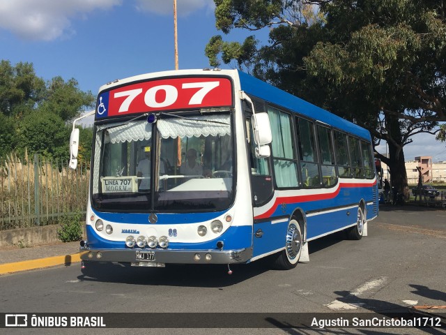 Micro Ómnibus General San Martin 38 na cidade de La Tablada, La Matanza, Buenos Aires, Argentina, por Agustin SanCristobal1712. Número da foto: #9732685.