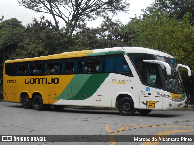 Empresa Gontijo de Transportes 18725 na cidade de São Paulo, São Paulo, Brasil, por Marcos de Alcantara Pinto. ID da foto: 9733322.