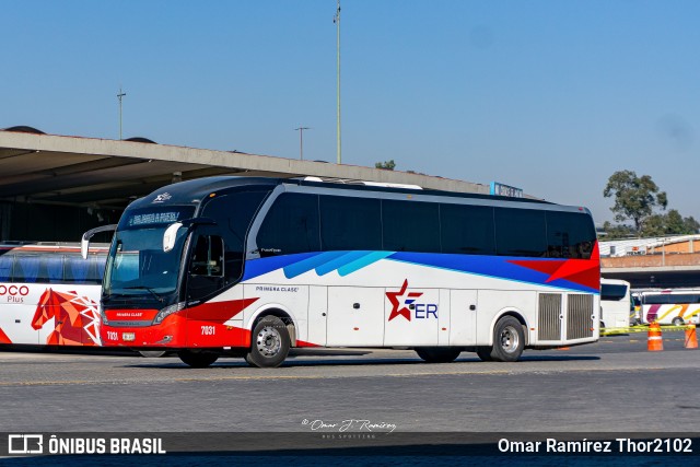 Estrella Roja México-Puebla 7031 na cidade de Venustiano Carranza, Ciudad de México, México, por Omar Ramírez Thor2102. ID da foto: 9733050.