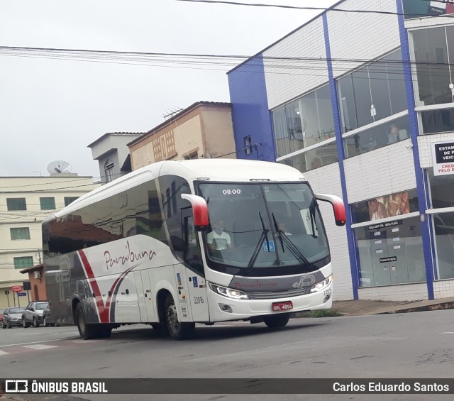Paraibuna Transportes 22016 na cidade de São João del Rei, Minas Gerais, Brasil, por Carlos Eduardo Santos. Número da foto: #9731275.