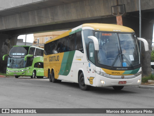 Empresa Gontijo de Transportes 18755 na cidade de São Paulo, São Paulo, Brasil, por Marcos de Alcantara Pinto. Número da foto: #9732720.