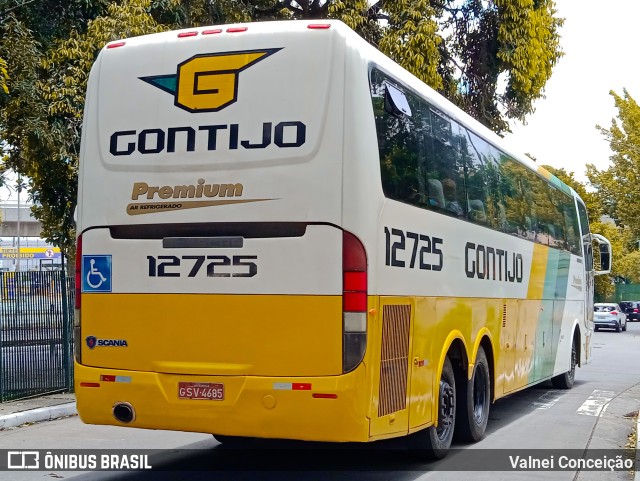 Empresa Gontijo de Transportes 12725 na cidade de São Paulo, São Paulo, Brasil, por Valnei Conceição. ID da foto: 9732367.