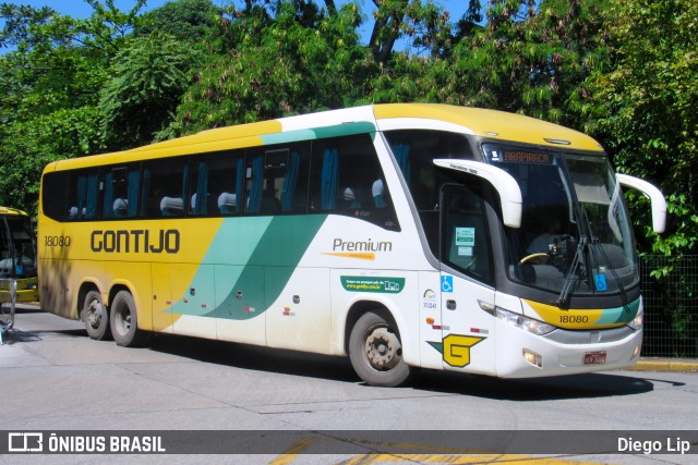 Empresa Gontijo de Transportes 18080 na cidade de São Paulo, São Paulo, Brasil, por Diego Lip. Número da foto: #9731116.