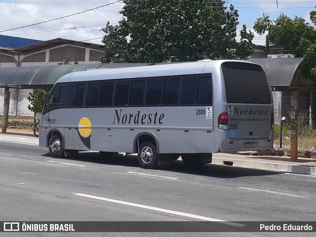 Viação Nordeste 2809 na cidade de Natal, Rio Grande do Norte, Brasil, por Pedro Eduardo. Número da foto: #9732375.