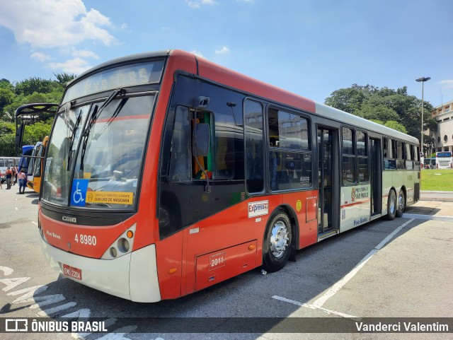 Express Transportes Urbanos Ltda 4 8980 na cidade de São Paulo, São Paulo, Brasil, por Vanderci Valentim. Número da foto: #9730815.