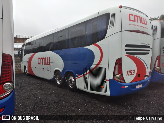 CMW Transportes 1193 na cidade de Bragança Paulista, São Paulo, Brasil, por Felipe Carvalho. ID da foto: 9735663.