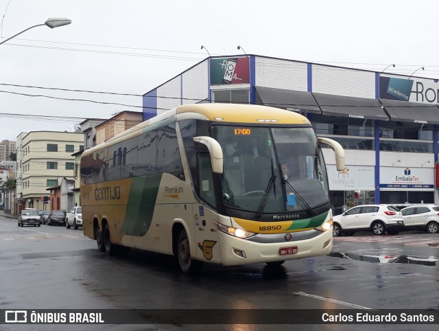 Empresa Gontijo de Transportes 18850 na cidade de São João del Rei, Minas Gerais, Brasil, por Carlos Eduardo Santos. Número da foto: #9734835.