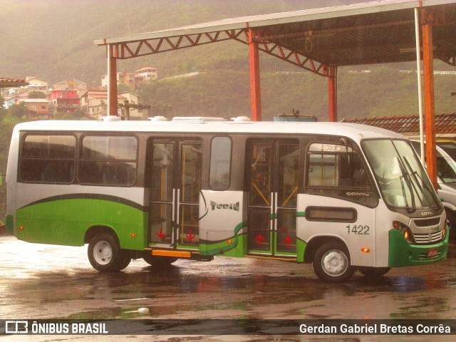 Turin Transportes 1422 na cidade de Ouro Preto, Minas Gerais, Brasil, por Gerdan Gabriel Bretas Corrêa. Número da foto: #9735542.