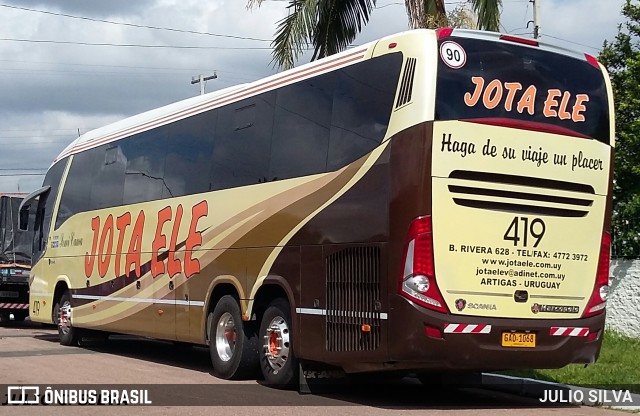 Empresa Jota Ele de Transportes 419 na cidade de Esteio, Rio Grande do Sul, Brasil, por JULIO SILVA. Número da foto: #9735271.