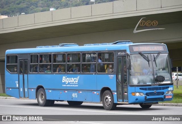 Biguaçu Transportes Coletivos Administração e Participação 415 na cidade de Florianópolis, Santa Catarina, Brasil, por Jacy Emiliano. ID da foto: 9733931.