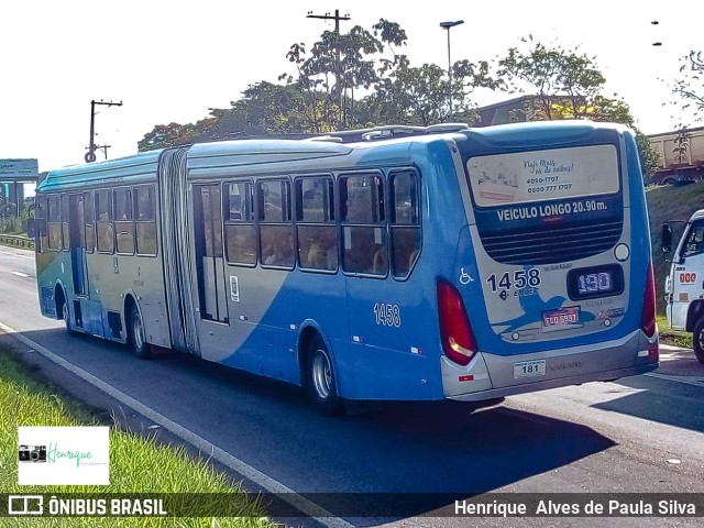 VB Transportes e Turismo 1458 na cidade de Campinas, São Paulo, Brasil, por Henrique Alves de Paula Silva. Número da foto: #9734956.