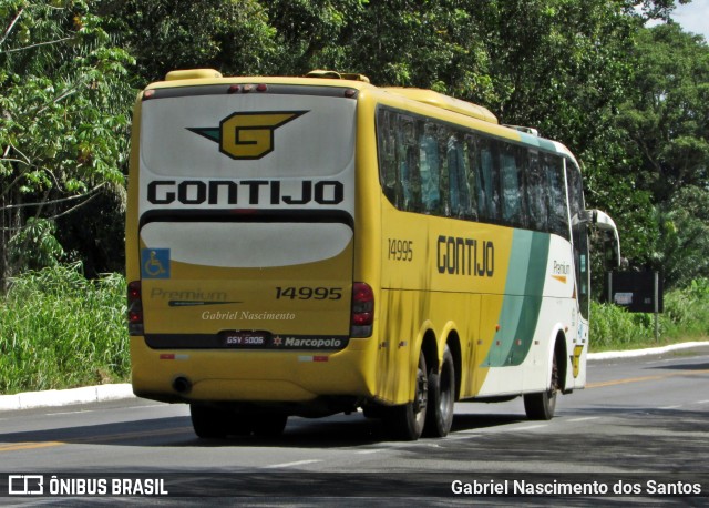 Empresa Gontijo de Transportes 14995 na cidade de Itajuípe, Bahia, Brasil, por Gabriel Nascimento dos Santos. Número da foto: #9734456.