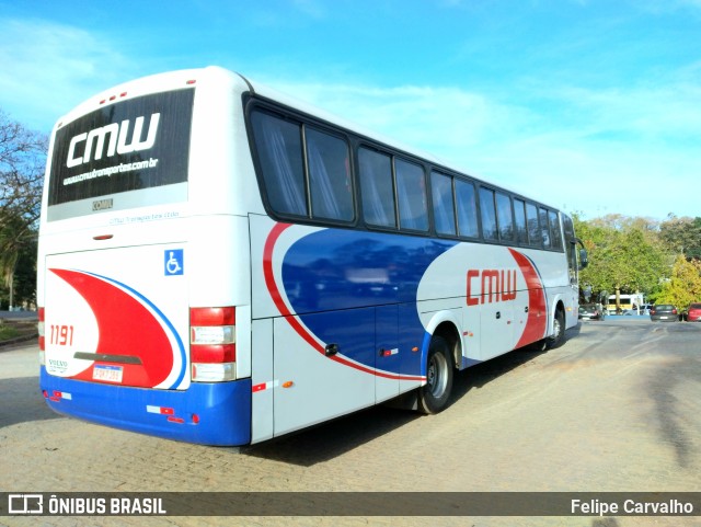 CMW Transportes 1191 na cidade de Bragança Paulista, São Paulo, Brasil, por Felipe Carvalho. Número da foto: #9735550.