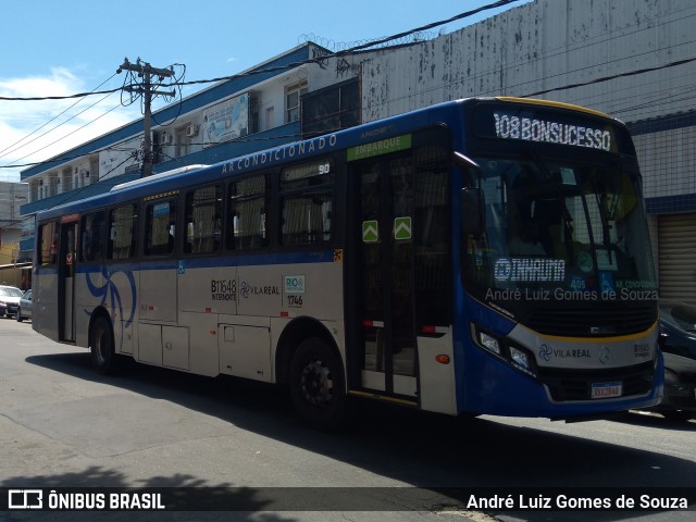 Viação Vila Real B11648 na cidade de Rio de Janeiro, Rio de Janeiro, Brasil, por André Luiz Gomes de Souza. Número da foto: #9735524.