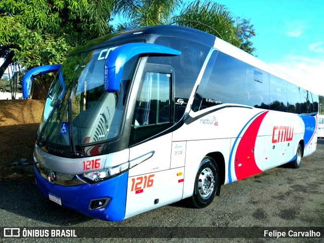 CMW Transportes 1216 na cidade de Bragança Paulista, São Paulo, Brasil, por Felipe Carvalho. ID da foto: 9735487.