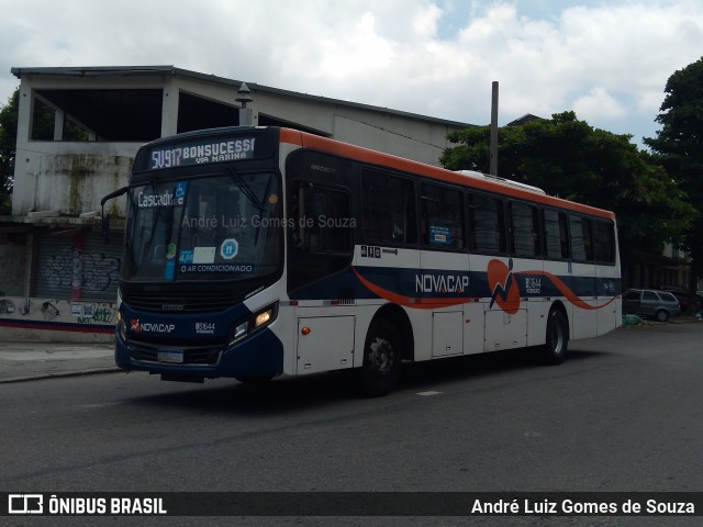 Viação Novacap B51644 na cidade de Rio de Janeiro, Rio de Janeiro, Brasil, por André Luiz Gomes de Souza. ID da foto: 9735455.