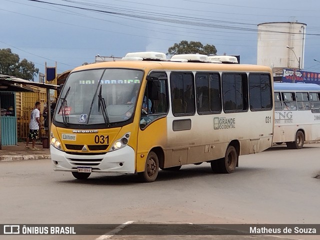 Grande Ocidental 031 na cidade de Novo Gama, Goiás, Brasil, por Matheus de Souza. Número da foto: #9733484.