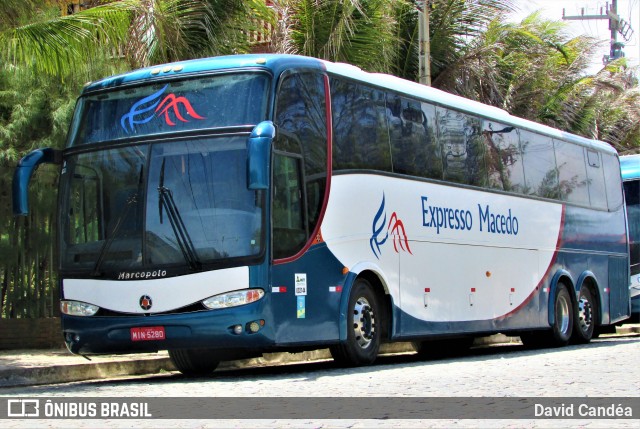 Expresso Macedo Viagens e Turismo 5280 na cidade de Fortaleza, Ceará, Brasil, por David Candéa. Número da foto: #9733929.