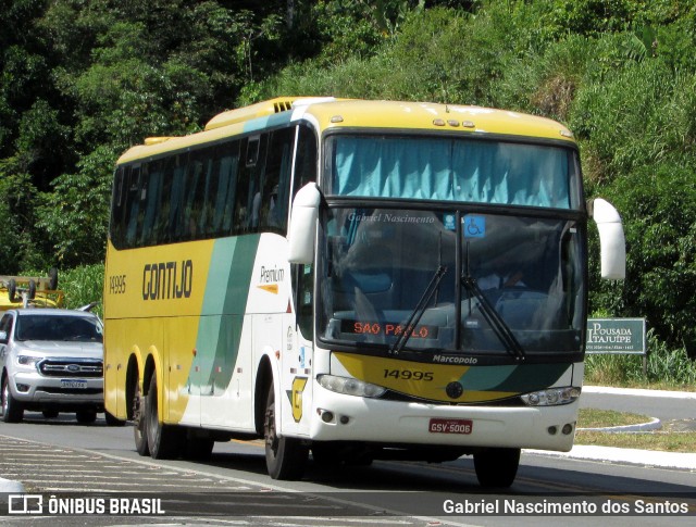 Empresa Gontijo de Transportes 14995 na cidade de Itajuípe, Bahia, Brasil, por Gabriel Nascimento dos Santos. Número da foto: #9734450.