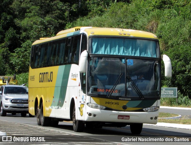 Empresa Gontijo de Transportes 14995 na cidade de Itajuípe, Bahia, Brasil, por Gabriel Nascimento dos Santos. ID da foto: 9734450.