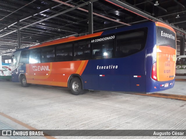 Evanil Transportes e Turismo RJ 132.072 na cidade de Nova Iguaçu, Rio de Janeiro, Brasil, por Augusto César. ID da foto: 9734200.