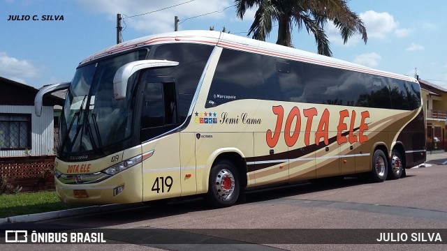 Empresa Jota Ele de Transportes 419 na cidade de Esteio, Rio Grande do Sul, Brasil, por JULIO SILVA. ID da foto: 9735308.